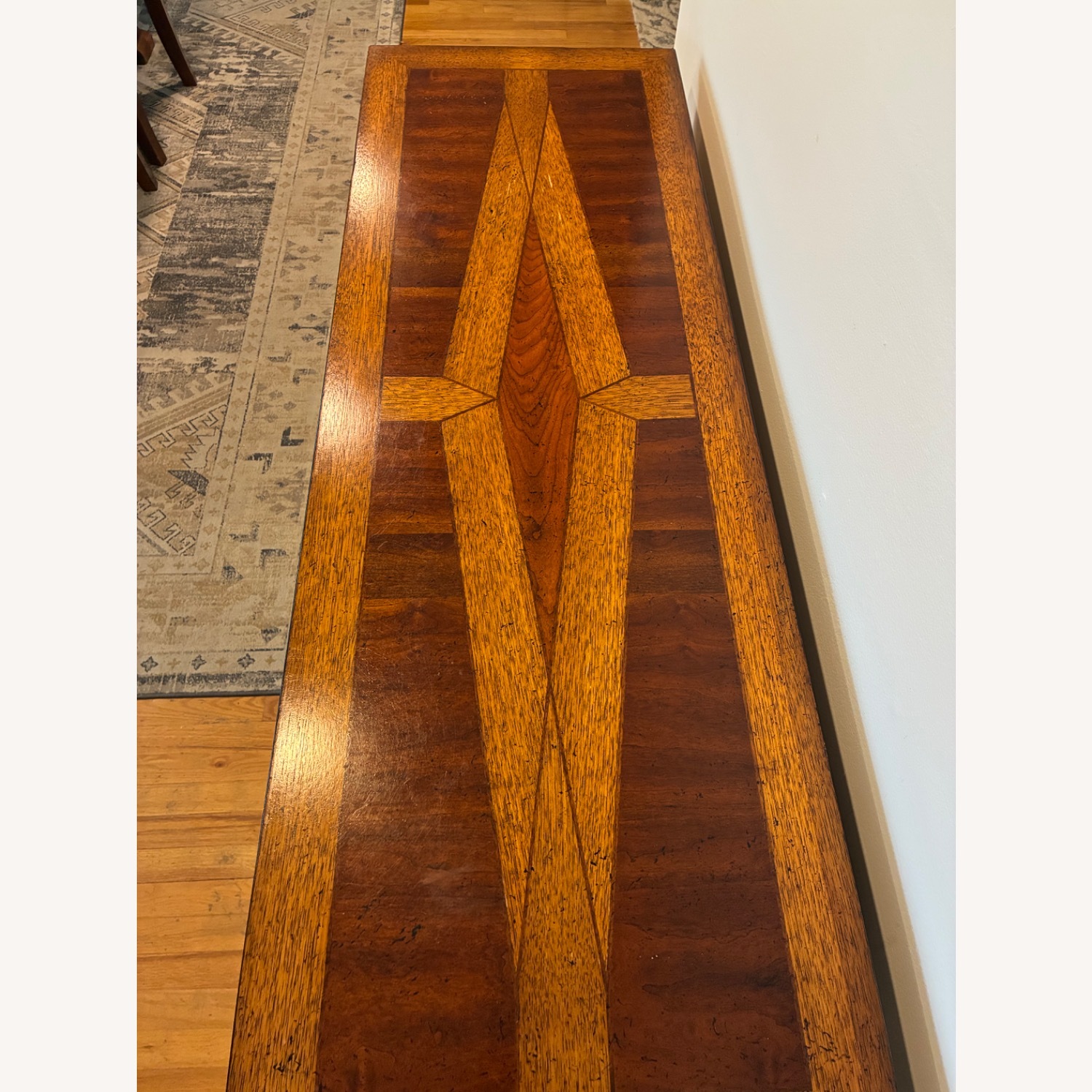 Raymour & Flanigan Natural Wood Bar Cart - image-2