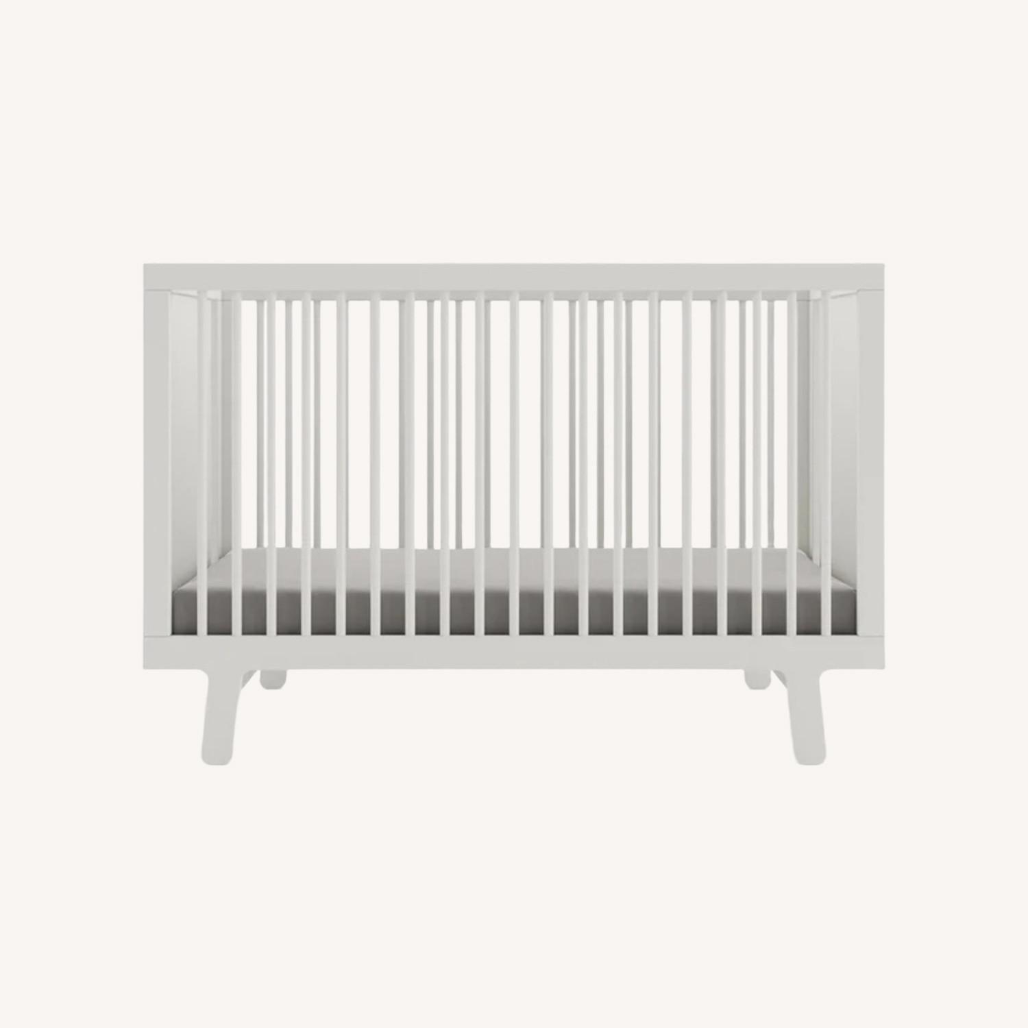 Oeuf Sparrow Crib White - image-0