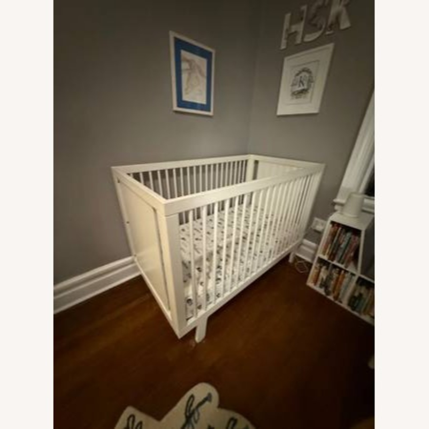 Oeuf Sparrow Crib White - image-3
