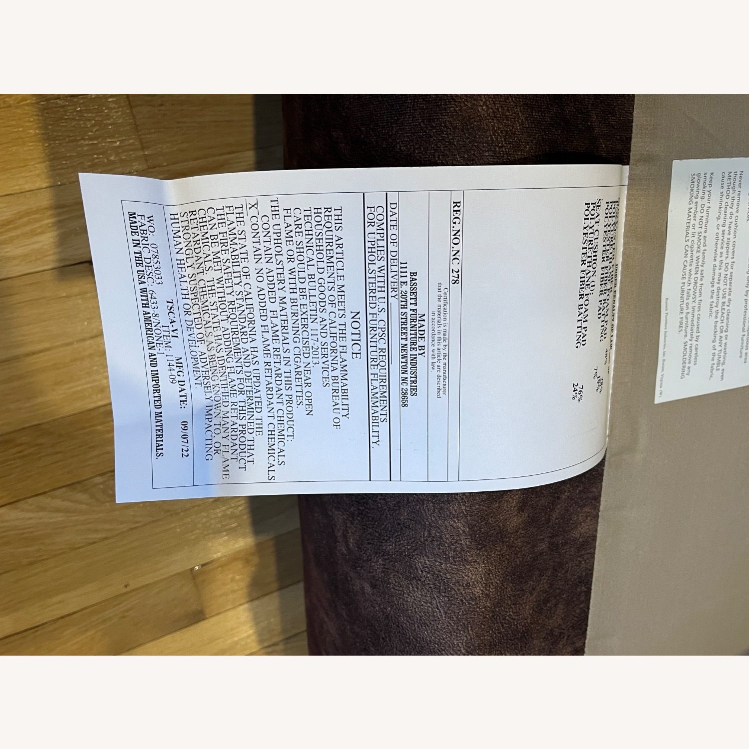 Bassett Dark Brown Fabric Accent Chairs - image-15