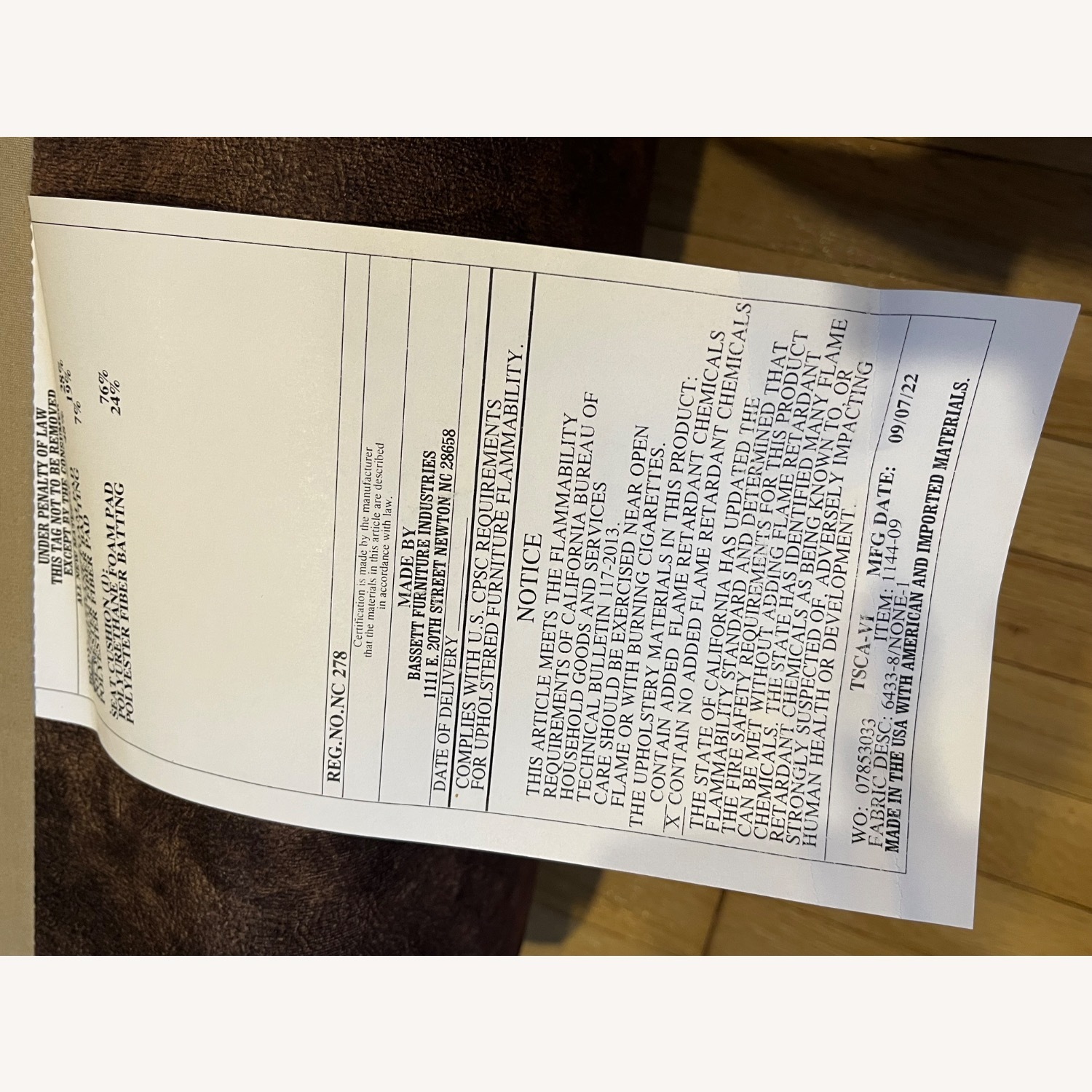 Bassett Dark Brown Fabric Accent Chairs - image-14