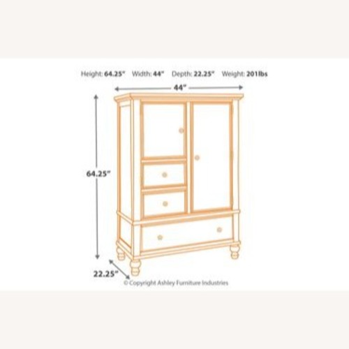 Used Ashley Furniture Marsilona Chest of Drawers for sale on AptDeco