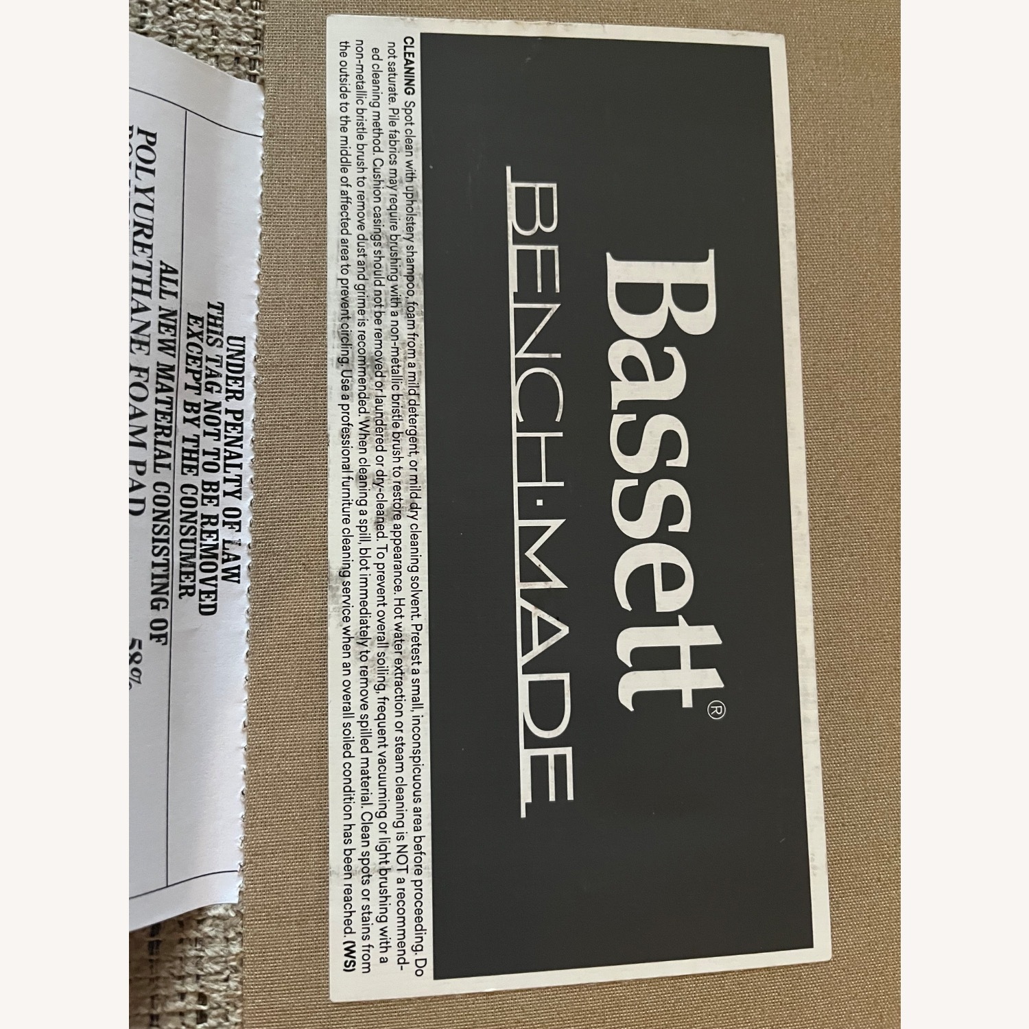 Bassett Bench Made Fabric 3+ Seater Sofa - image-10