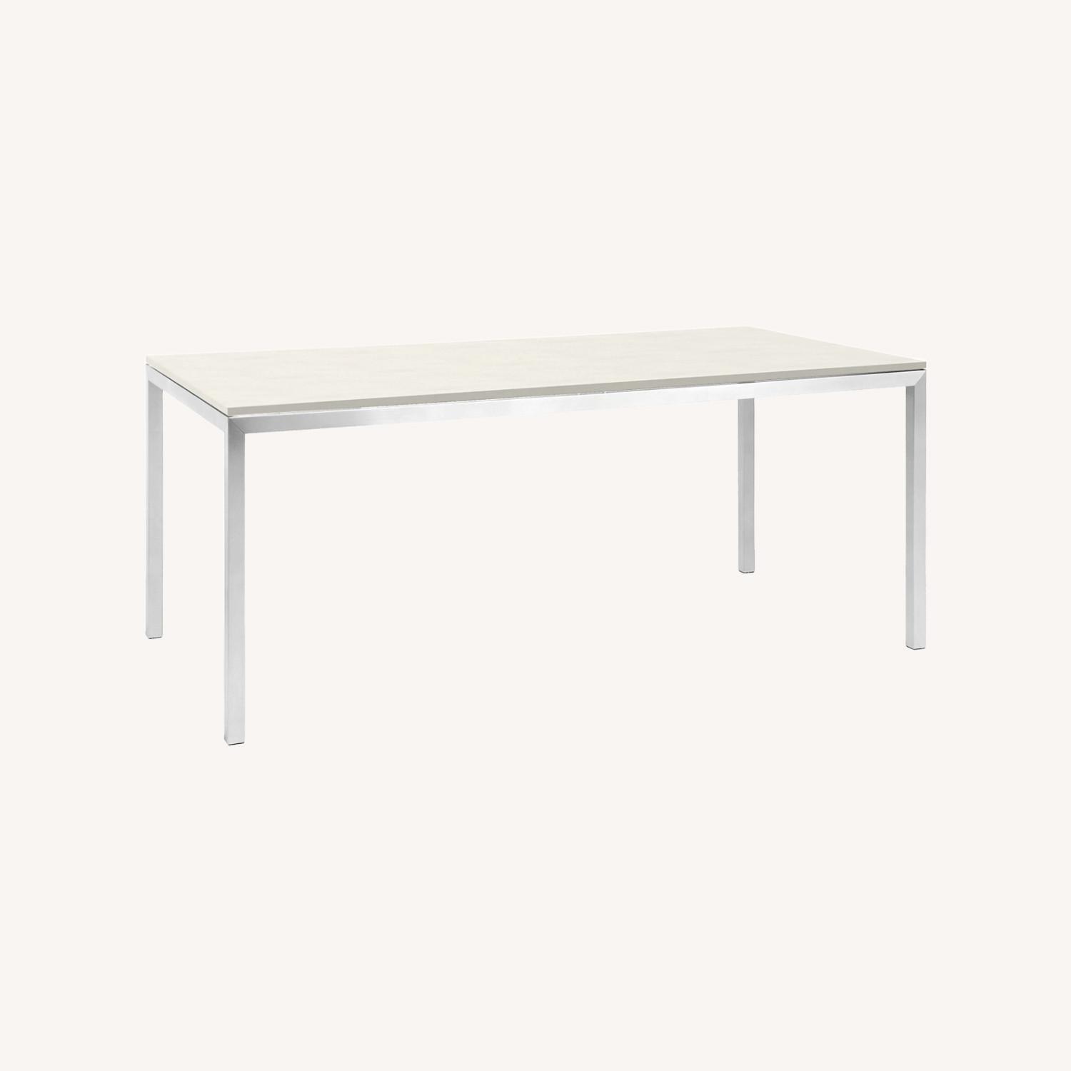 Room & Board Parsons Stainless Steel Dining Table - image-0