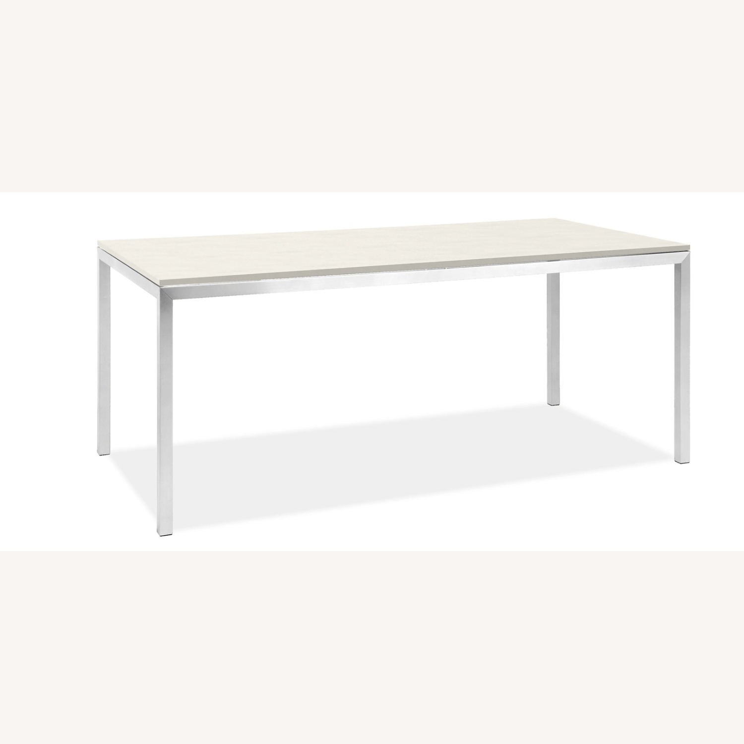 Room & Board Parsons Stainless Steel Dining Table - image-5