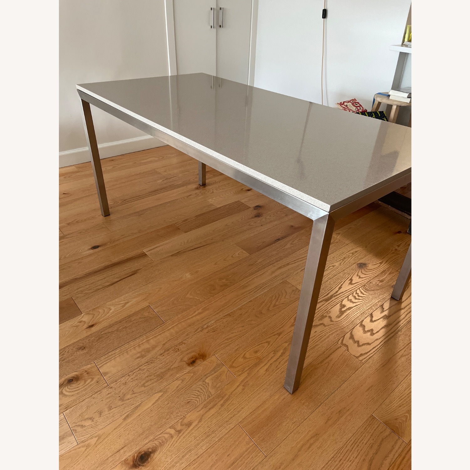 Room & Board Parsons Stainless Steel Dining Table - image-2