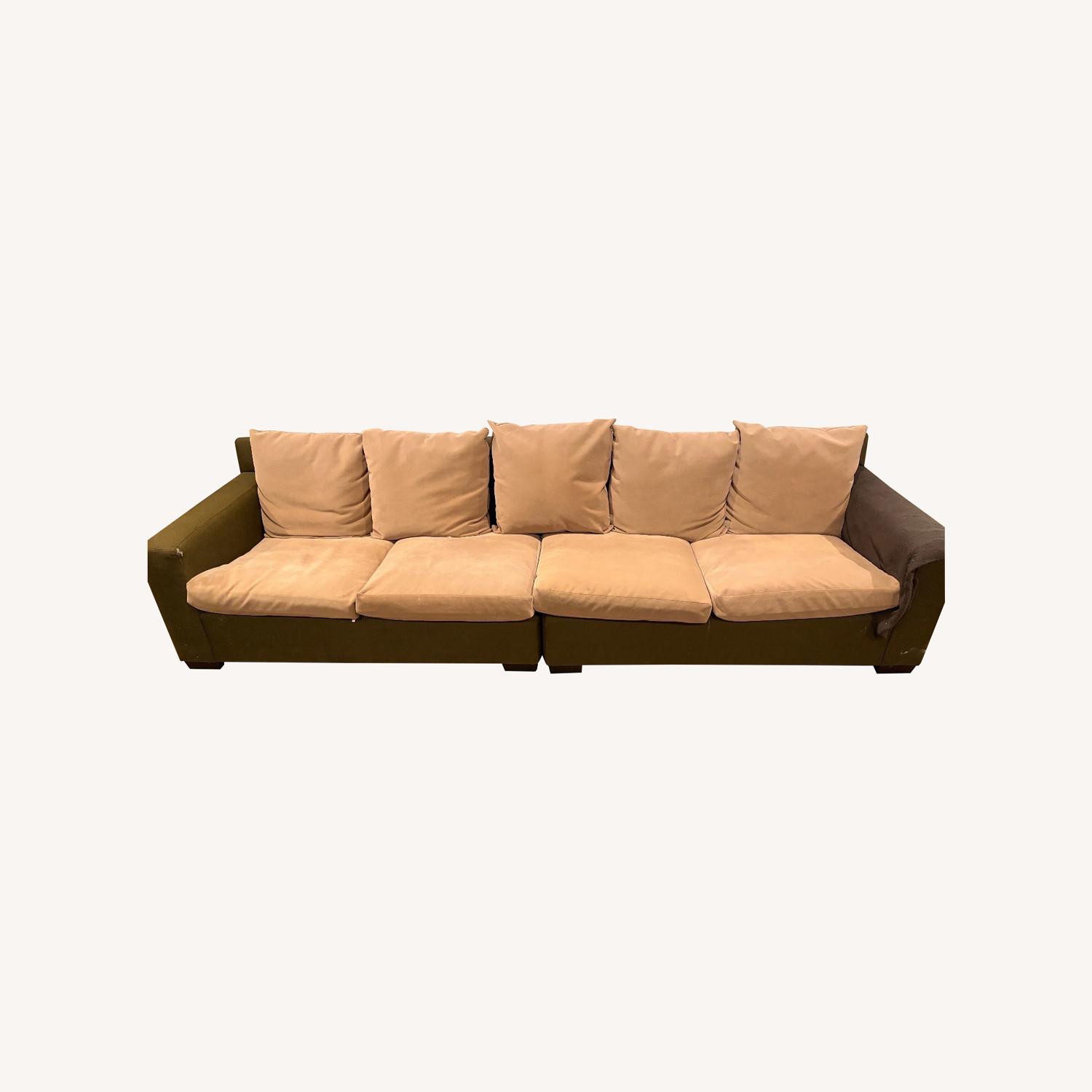Ralph Lauren 6-Seat Sectional Couch - image-0