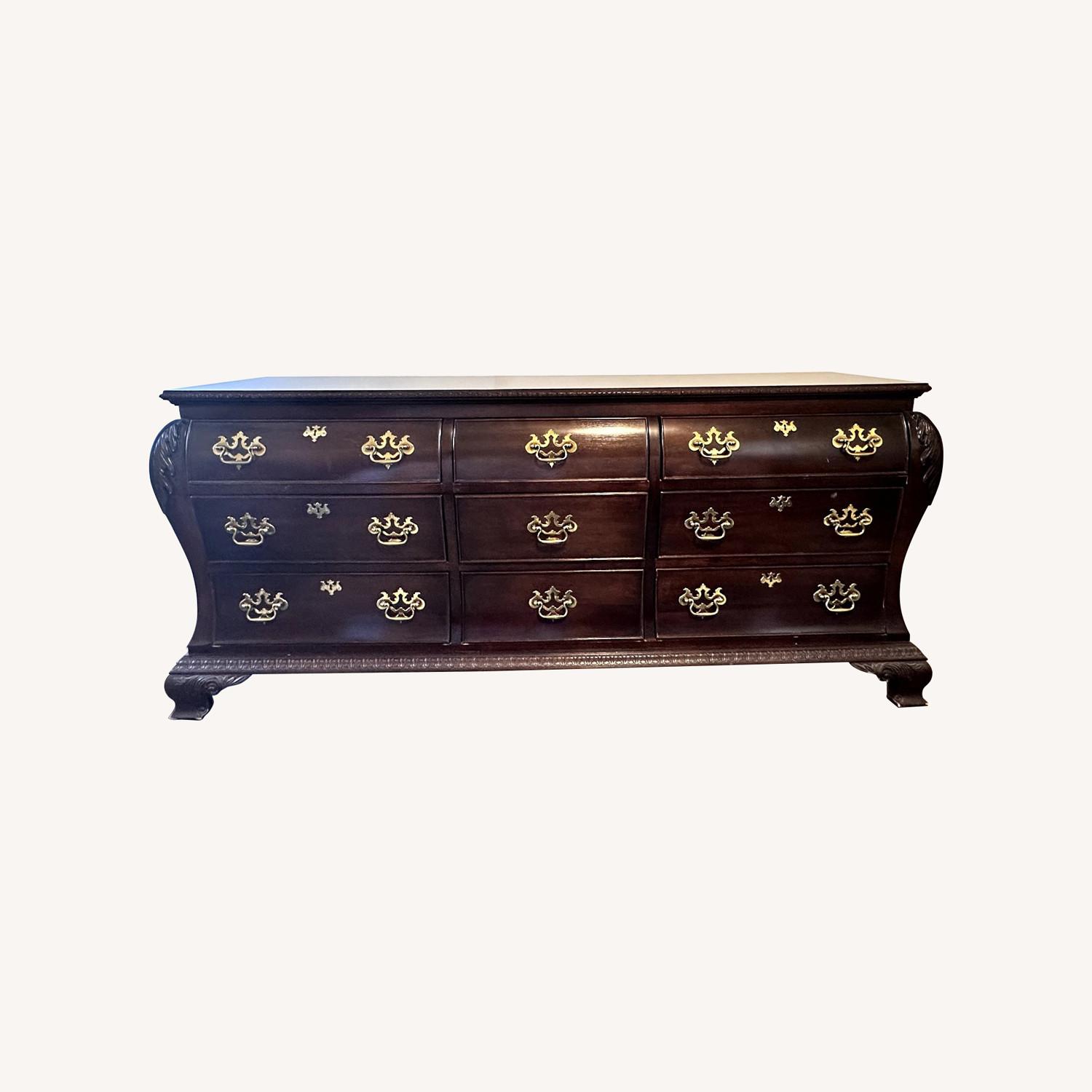 Century Furniture Bombay Dark Brown Wood Dresser - image-0