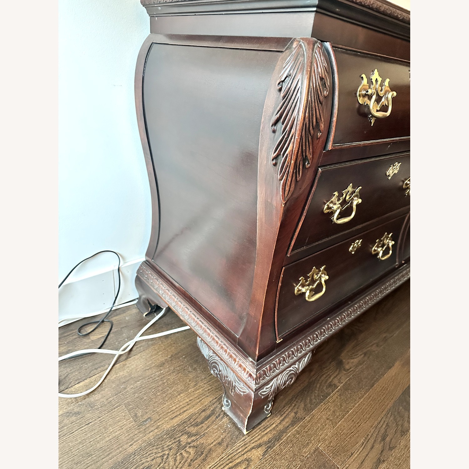 Century Furniture Bombay Dark Brown Wood Dresser - image-1