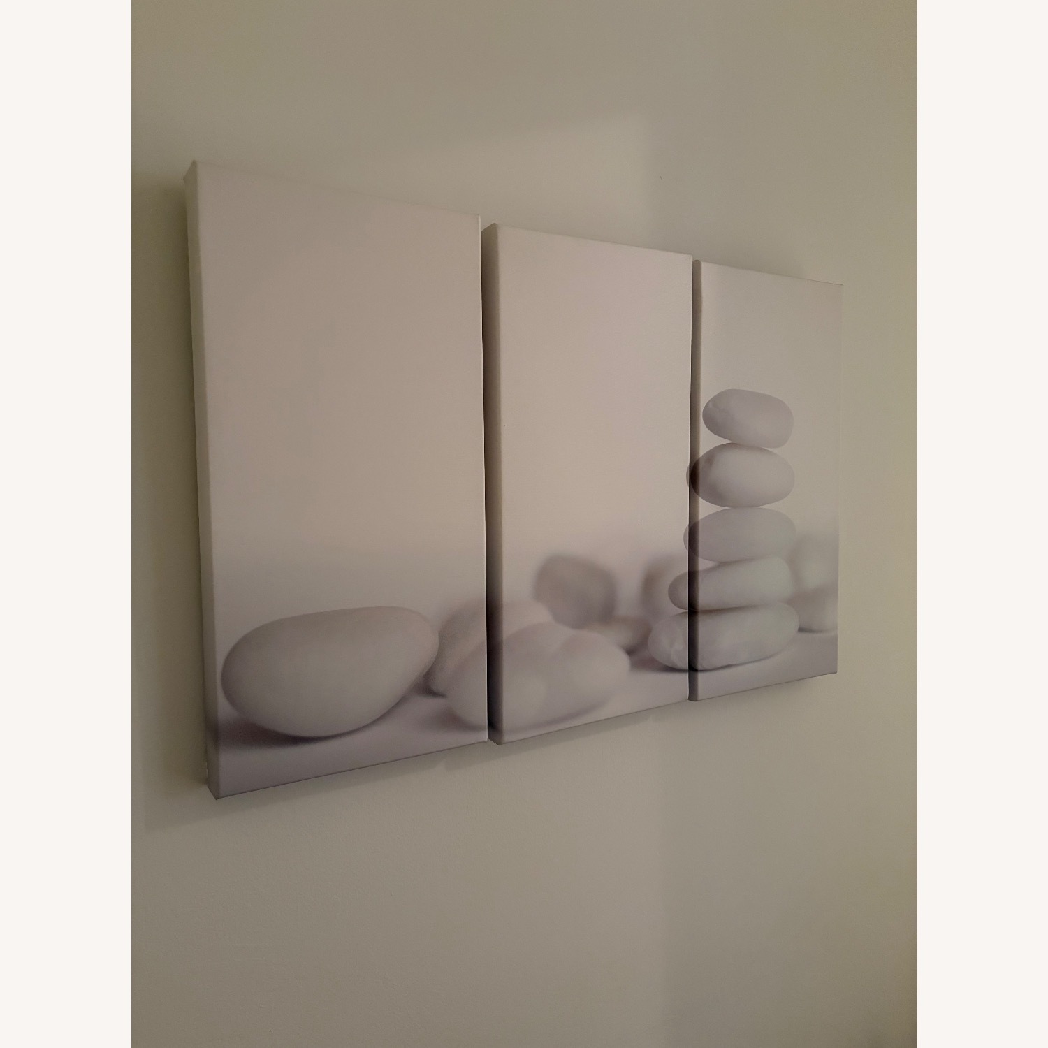 Stacked Rocks Photograph on Canvas - image-2