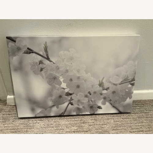 Used Flowers on Canvas Print for sale on AptDeco