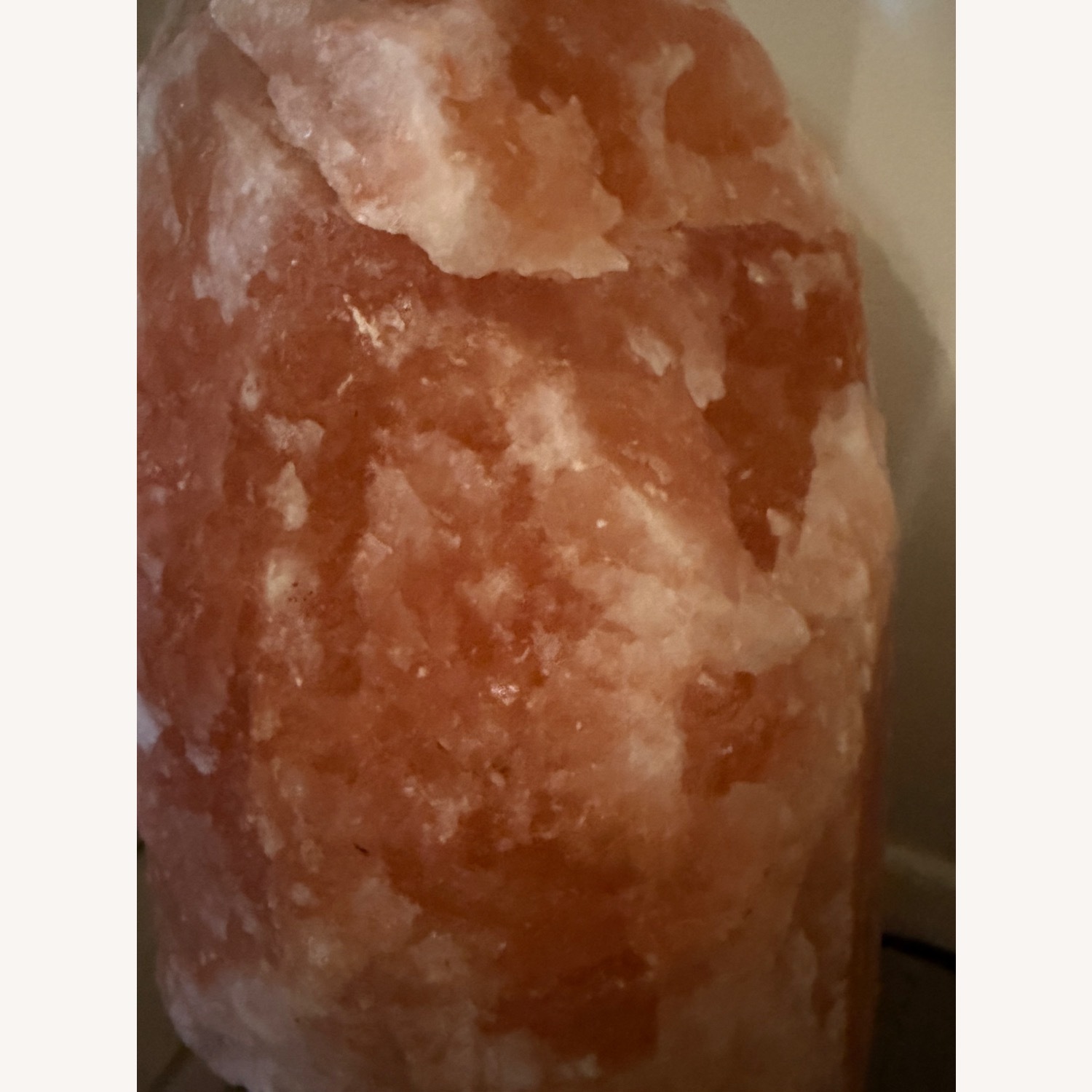 Orange Salt Stone Lamp - image-6