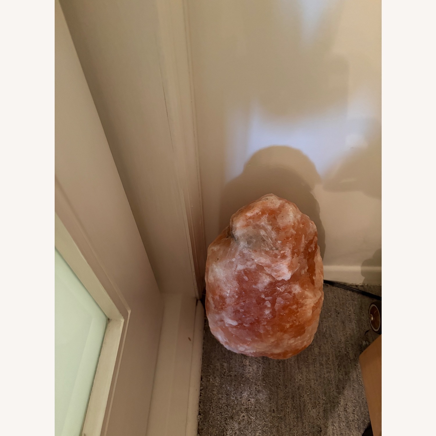 Orange Salt Stone Lamp - image-7