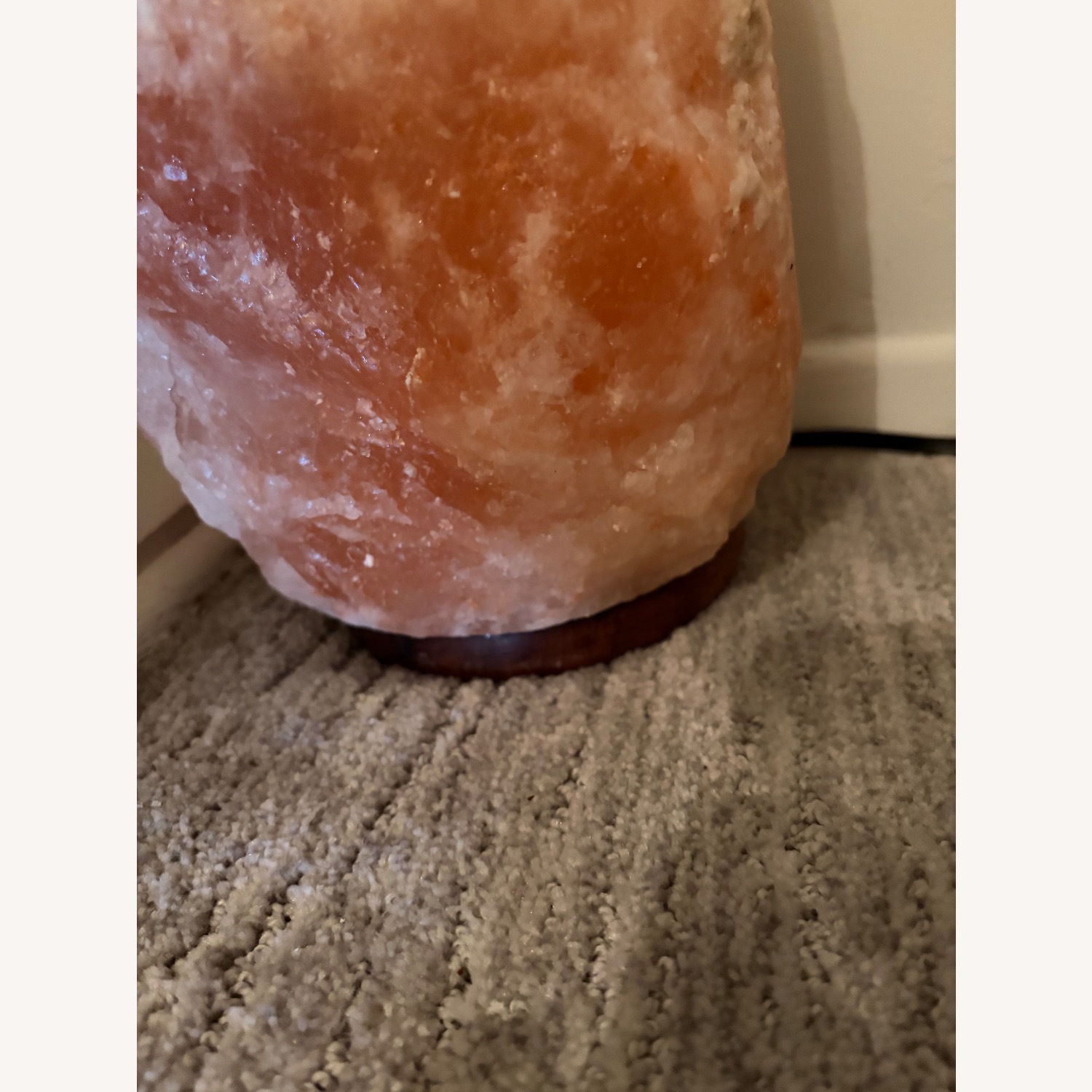 Orange Salt Stone Lamp - image-5