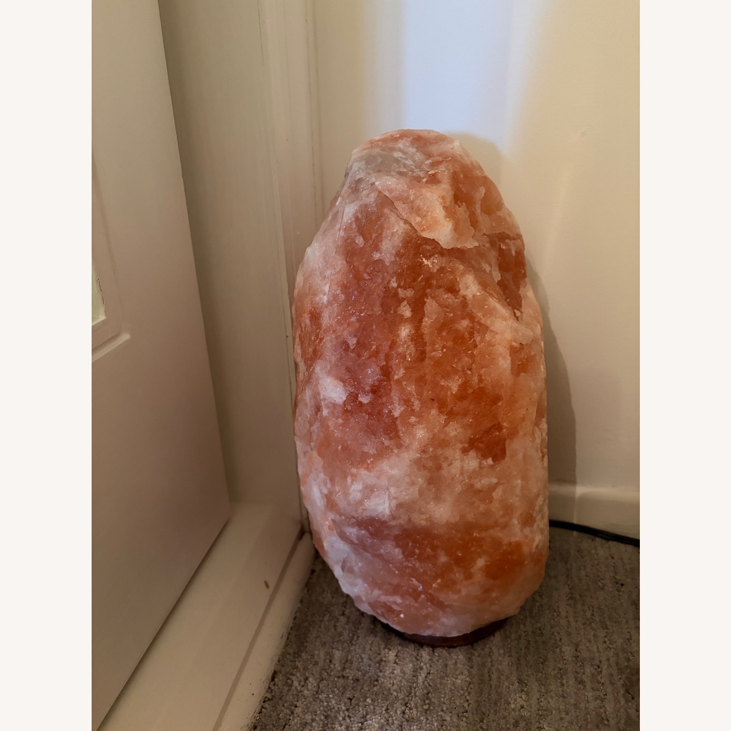 Orange Salt Stone Lamp - image-4
