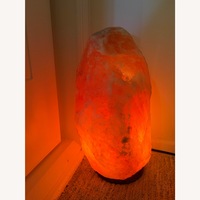 Orange Salt Stone Lamp