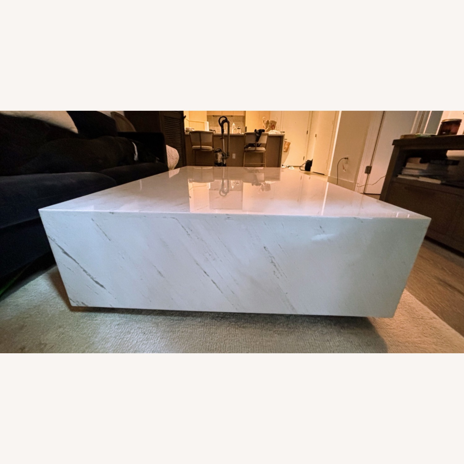 Rove Concepts White Marble Coffee Table - image-9