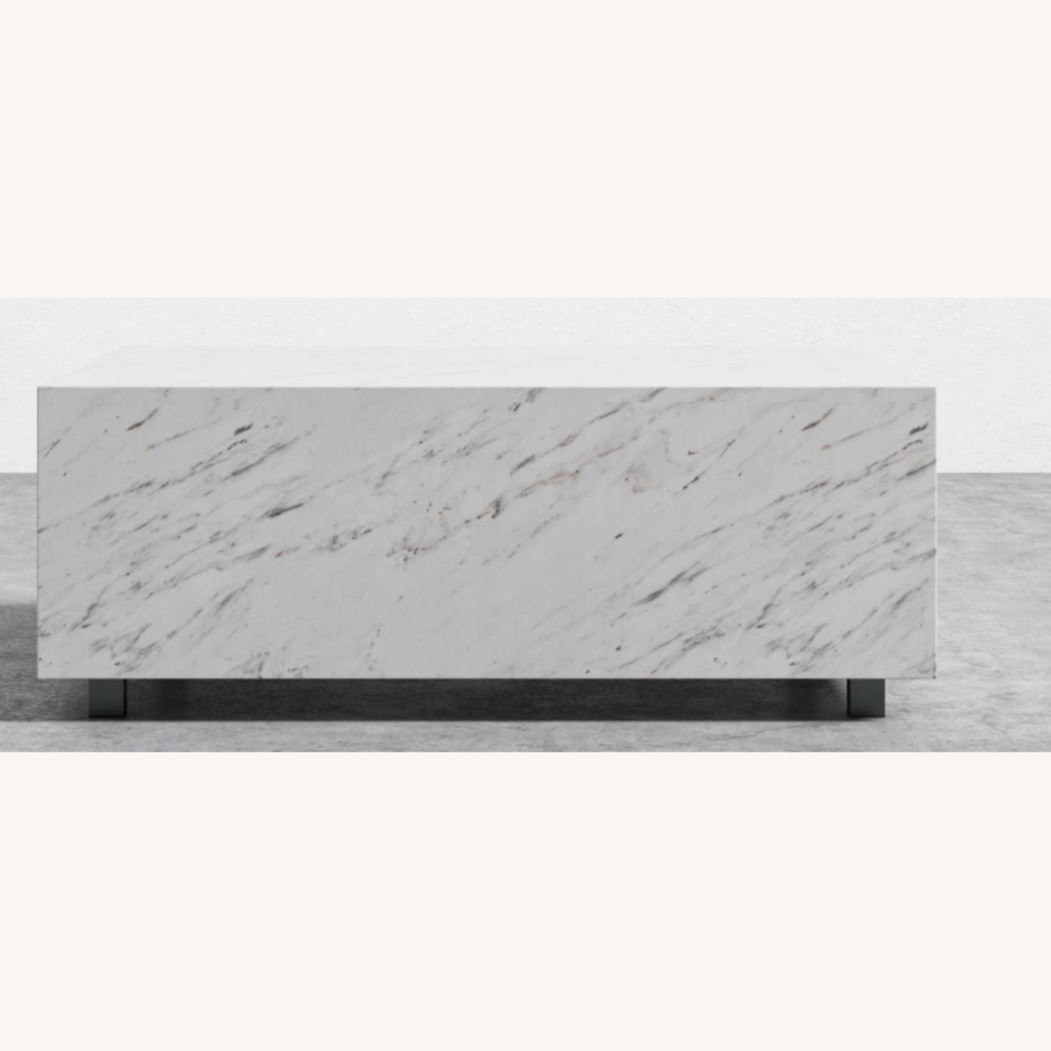 Rove Concepts White Marble Coffee Table - image-0