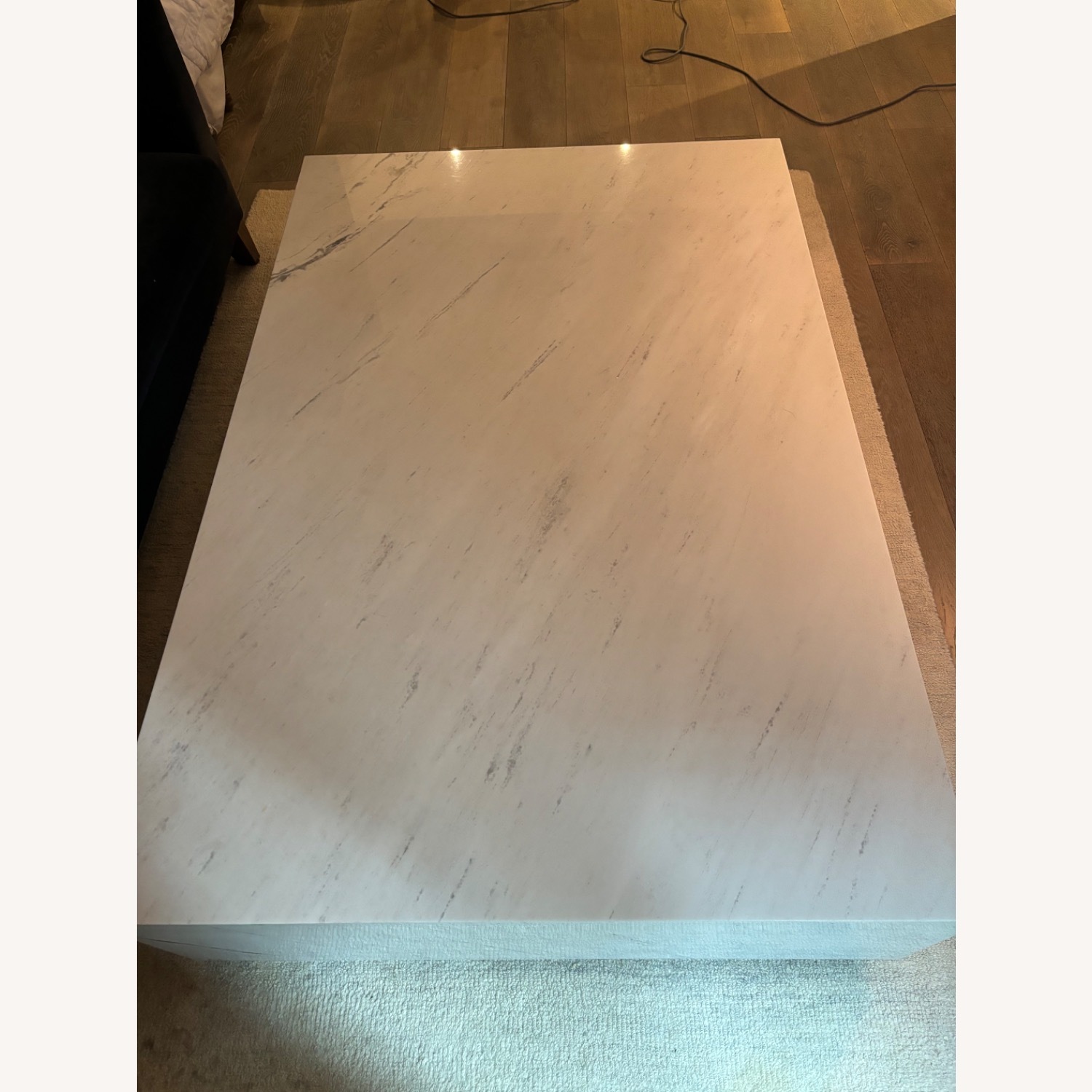 Rove Concepts White Marble Coffee Table - image-4