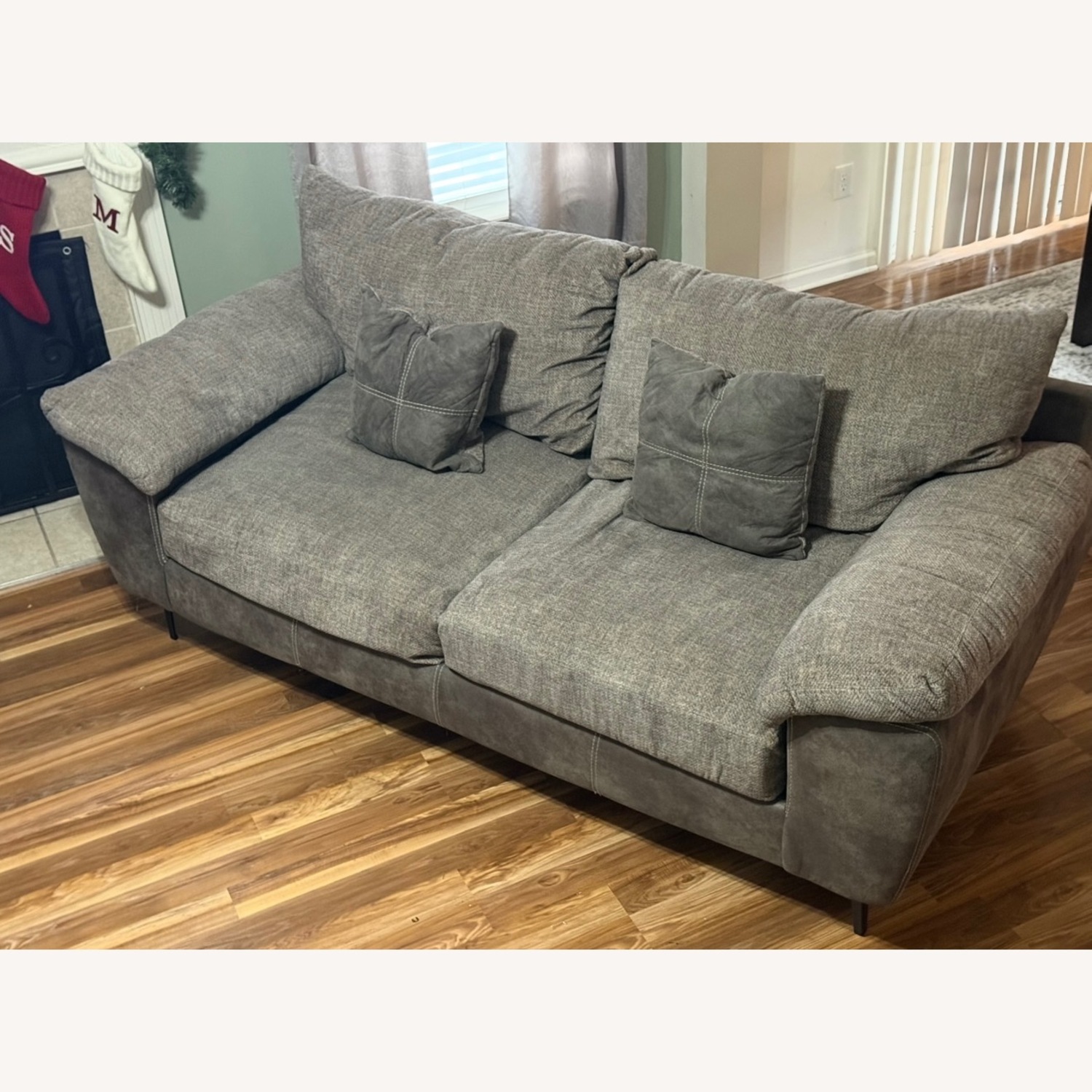 Light Gray 2 Piece Sectional - image-0