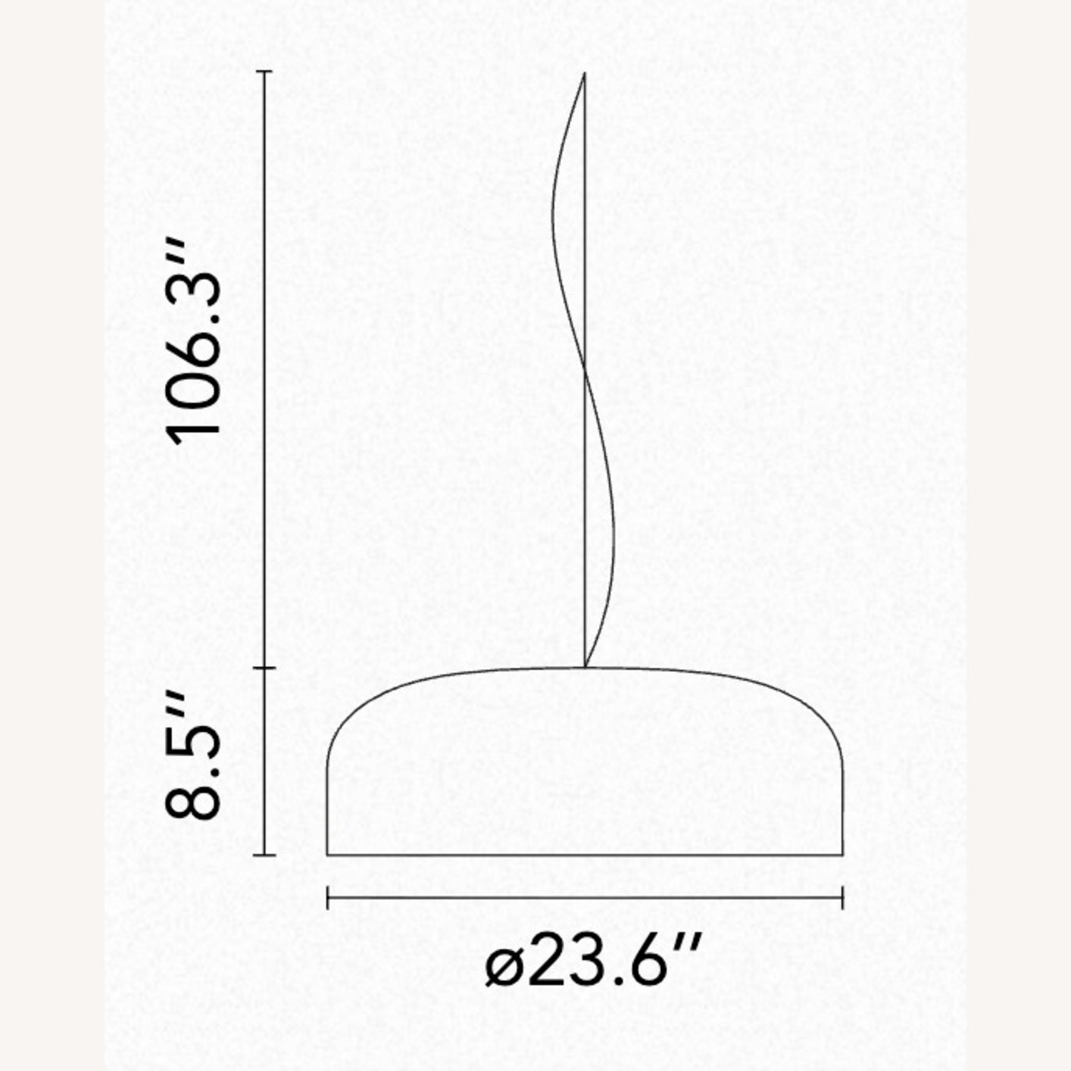 Flos Black Metal Ceiling Lamp - image-2