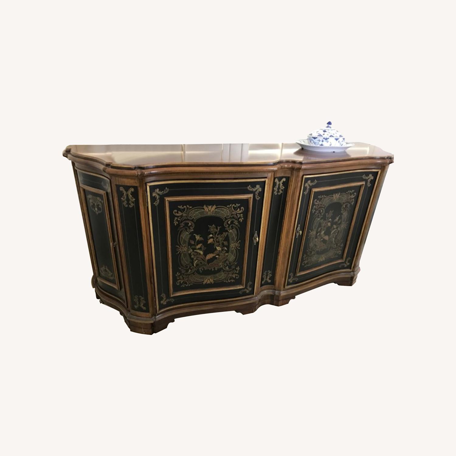 Drexel Hampshire Dark Brown Wood Sideboard - image-0