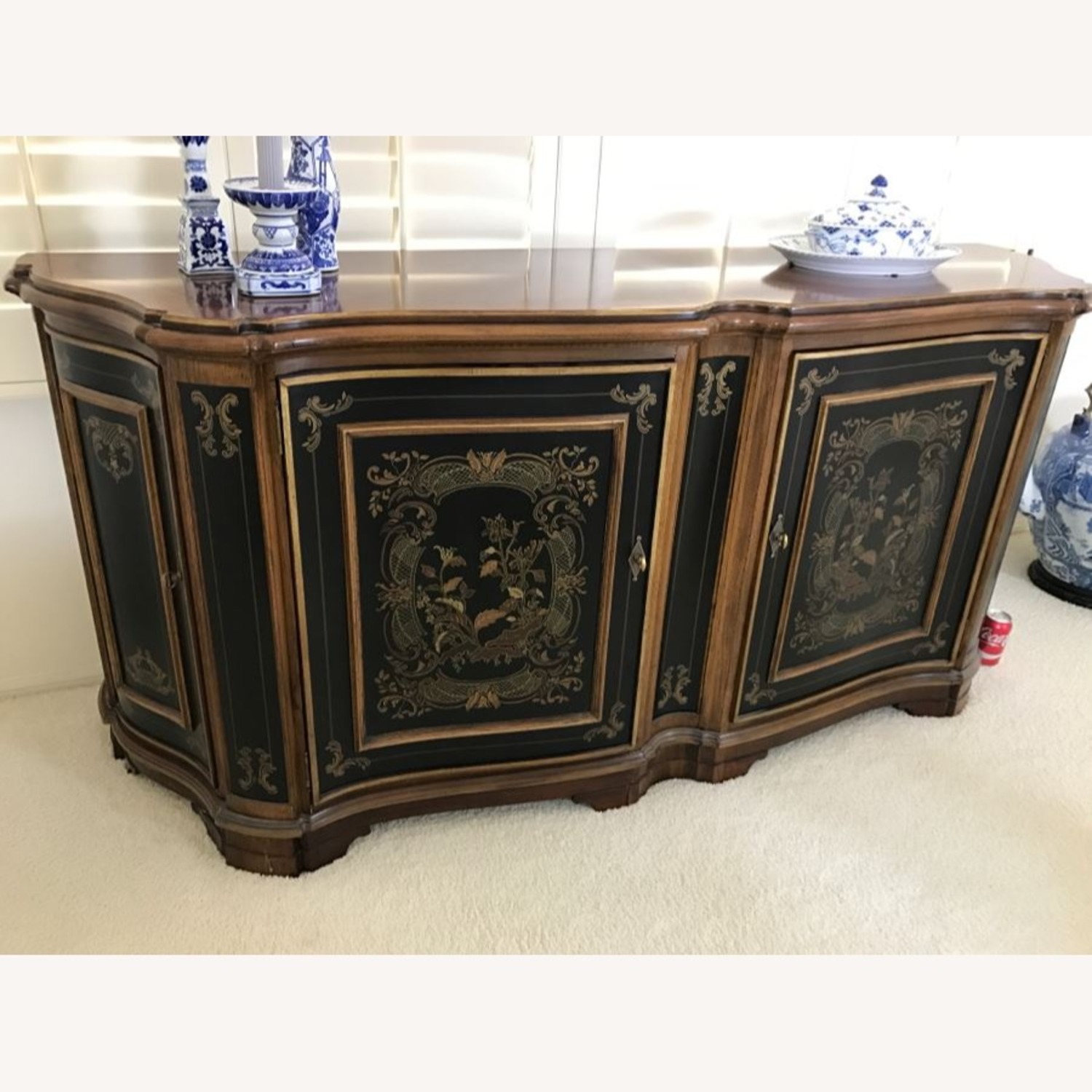 Drexel Hampshire Dark Brown Wood Sideboard - image-0
