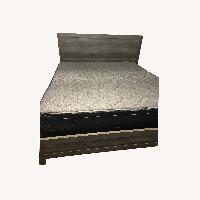 Serena & Lily Dark Gray Wood King Bed