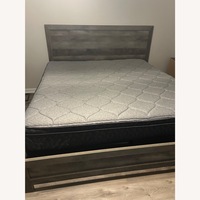 Serena & Lily Dark Gray Wood King Bed