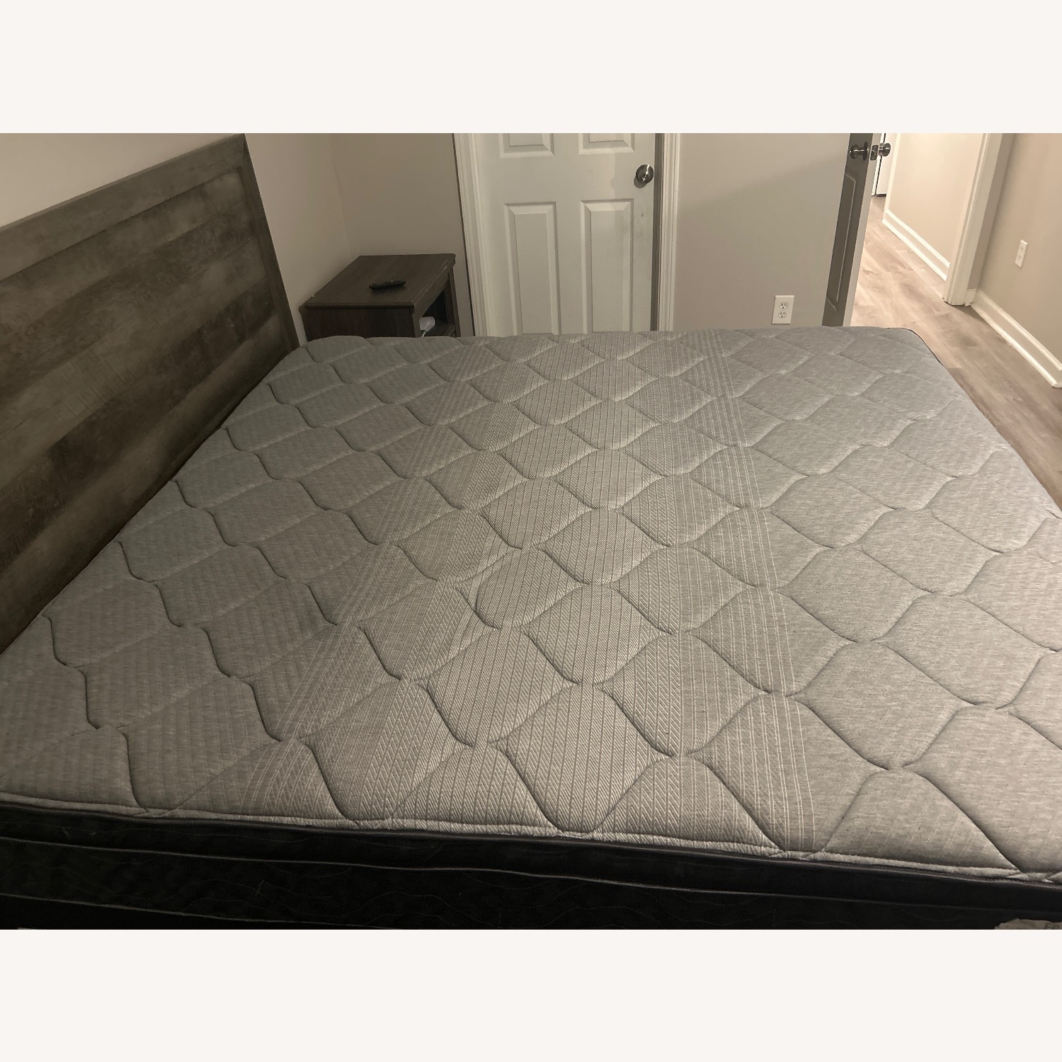 Serena & Lily Dark Gray Wood King Bed - image-3