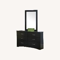 Serena & Lily Black Wood Dresser