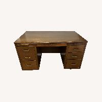 Vintage/Antique Finds Dark Brown Wood Desk