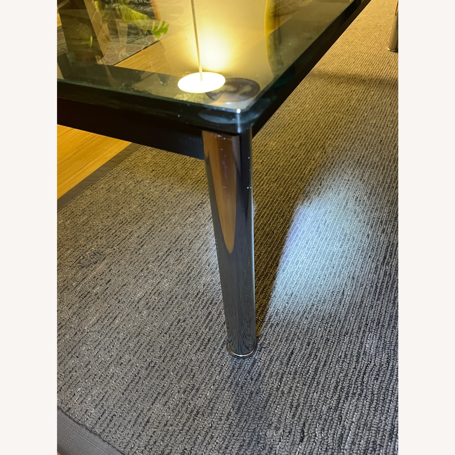 Cassina Transparent Glass Coffee Table - image-7