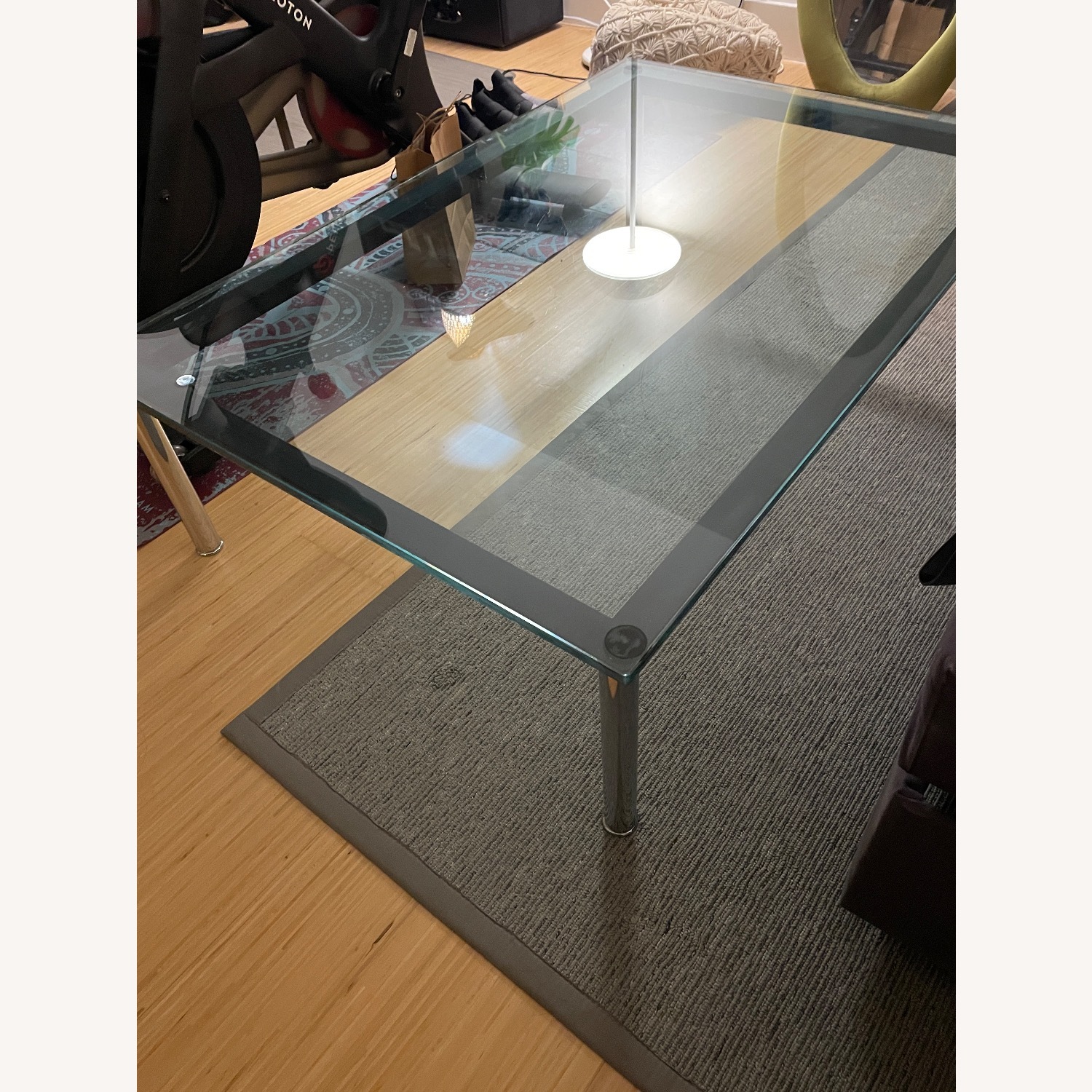 Cassina Transparent Glass Coffee Table - image-10