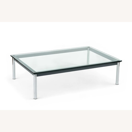 Used Cassina Transparent Glass Coffee Table for sale on AptDeco