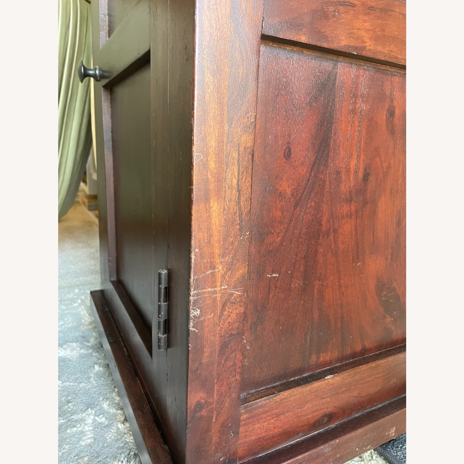 HD Buttercup Dark Brown Wood Cabinet - image-4