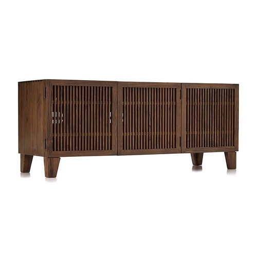 Used Crate & Barrel Marin Shiitake 58" Media Console for sale on AptDeco
