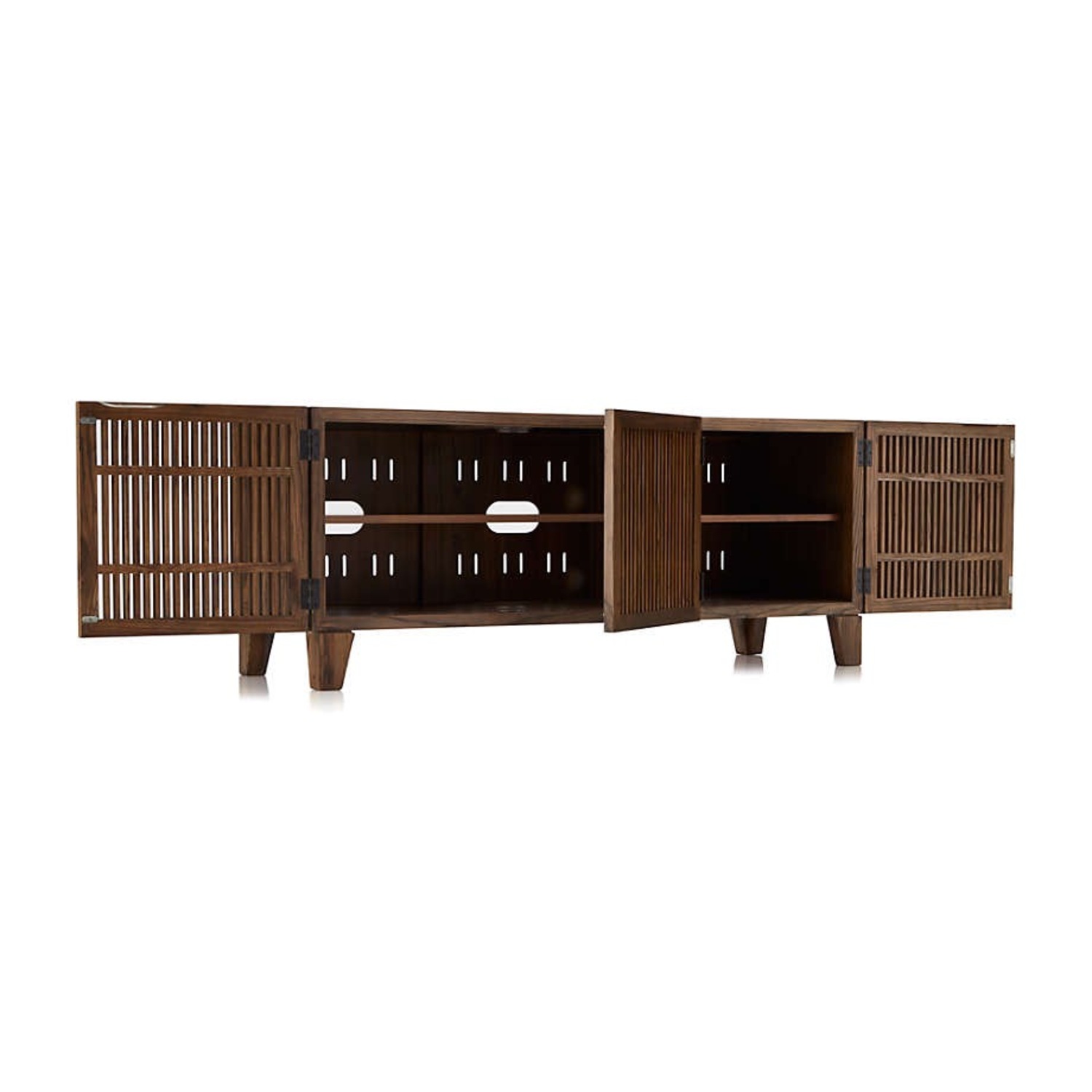 Crate & Barrel Marin Shiitake 58" Media Console - image-3