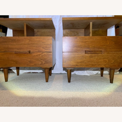 Used Ramseur Mid Century Modern MCM Set 2 Nightstands for sale on AptDeco