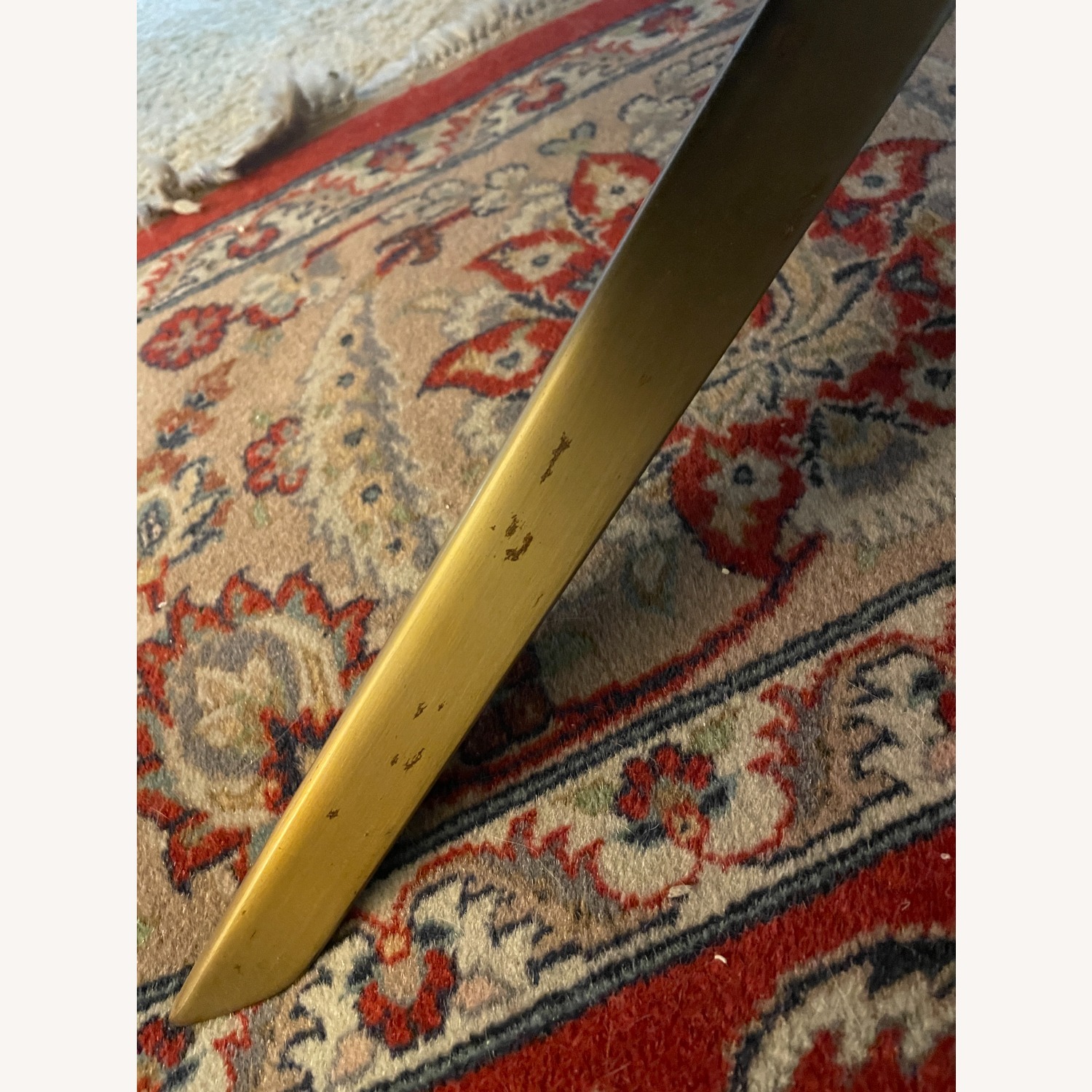 West Elm Roar & Rabbit Grey Leather Accent Chair - image-8