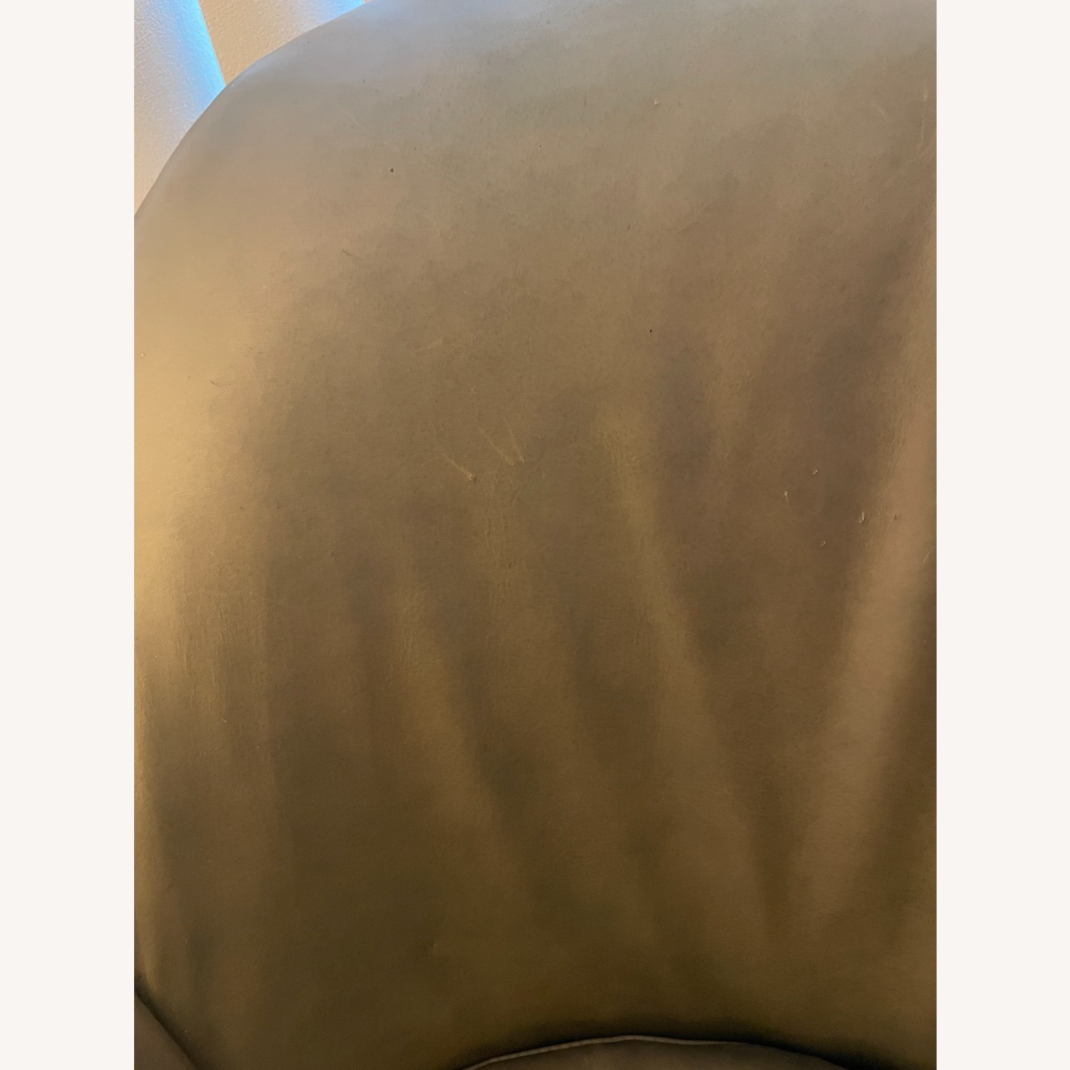 West Elm Roar & Rabbit Grey Leather Accent Chair - image-7