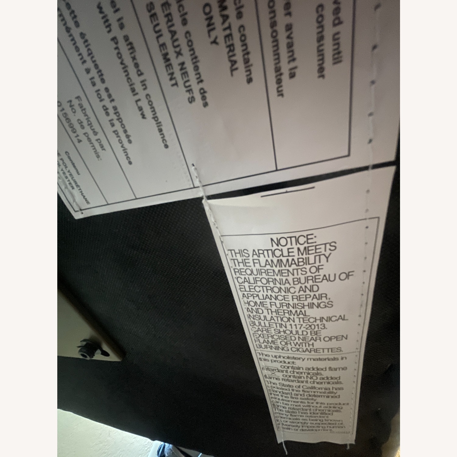 West Elm Roar & Rabbit Grey Leather Accent Chair - image-12