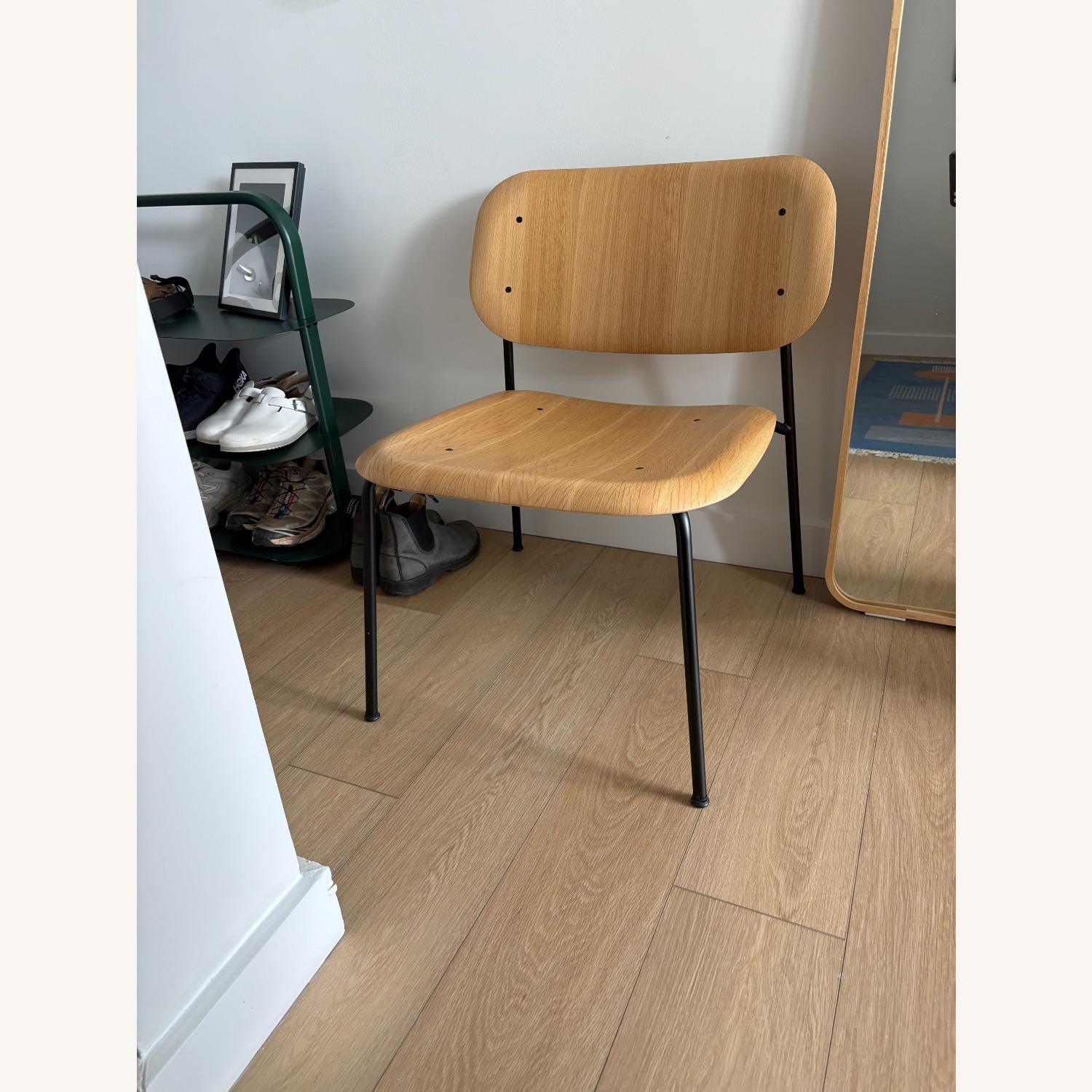 Hay Soft Edge Natural Wood Accent Chair - image-4