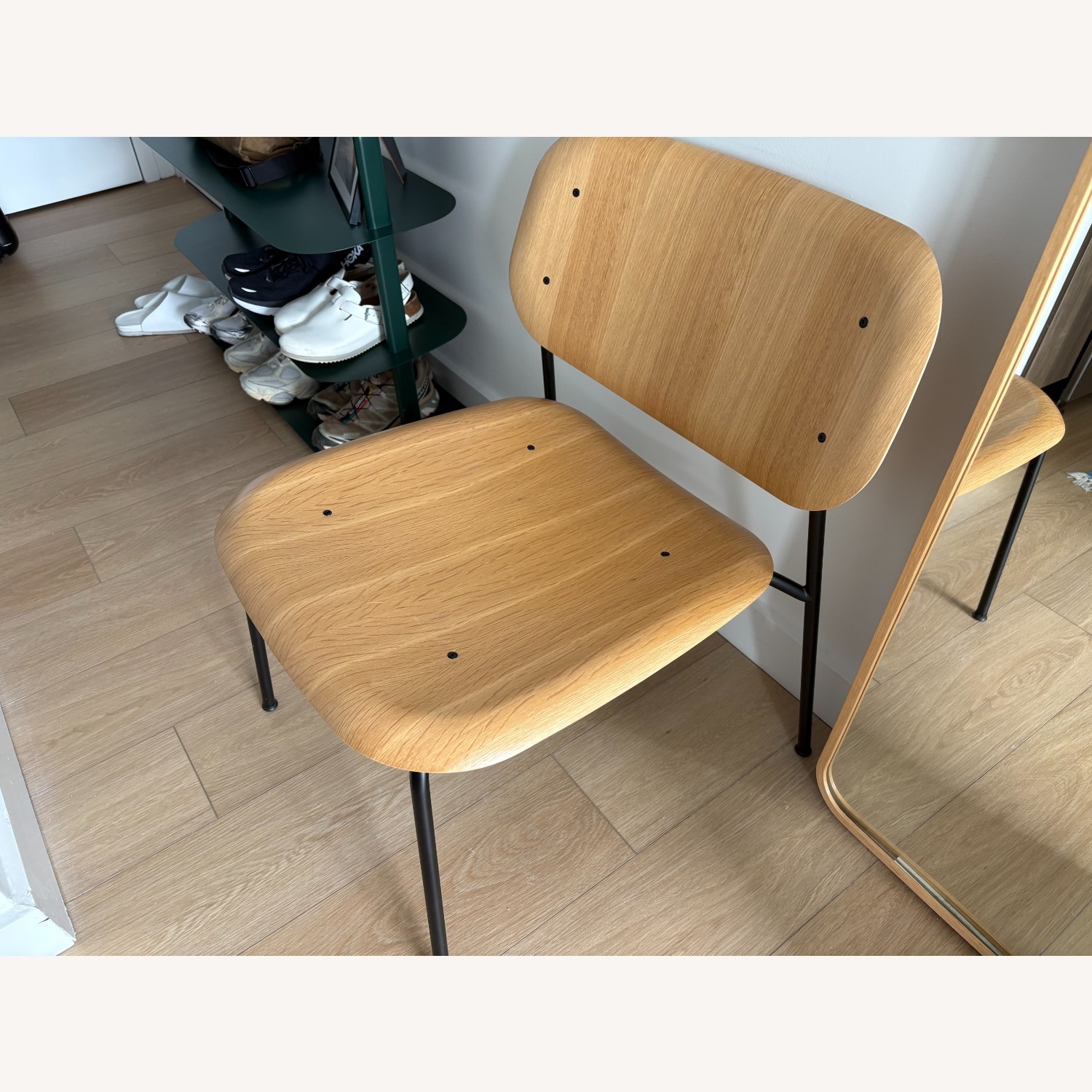 Hay Soft Edge Natural Wood Accent Chair - image-1