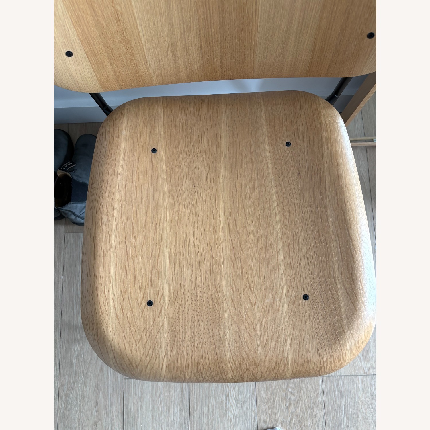 Hay Soft Edge Natural Wood Accent Chair - image-3