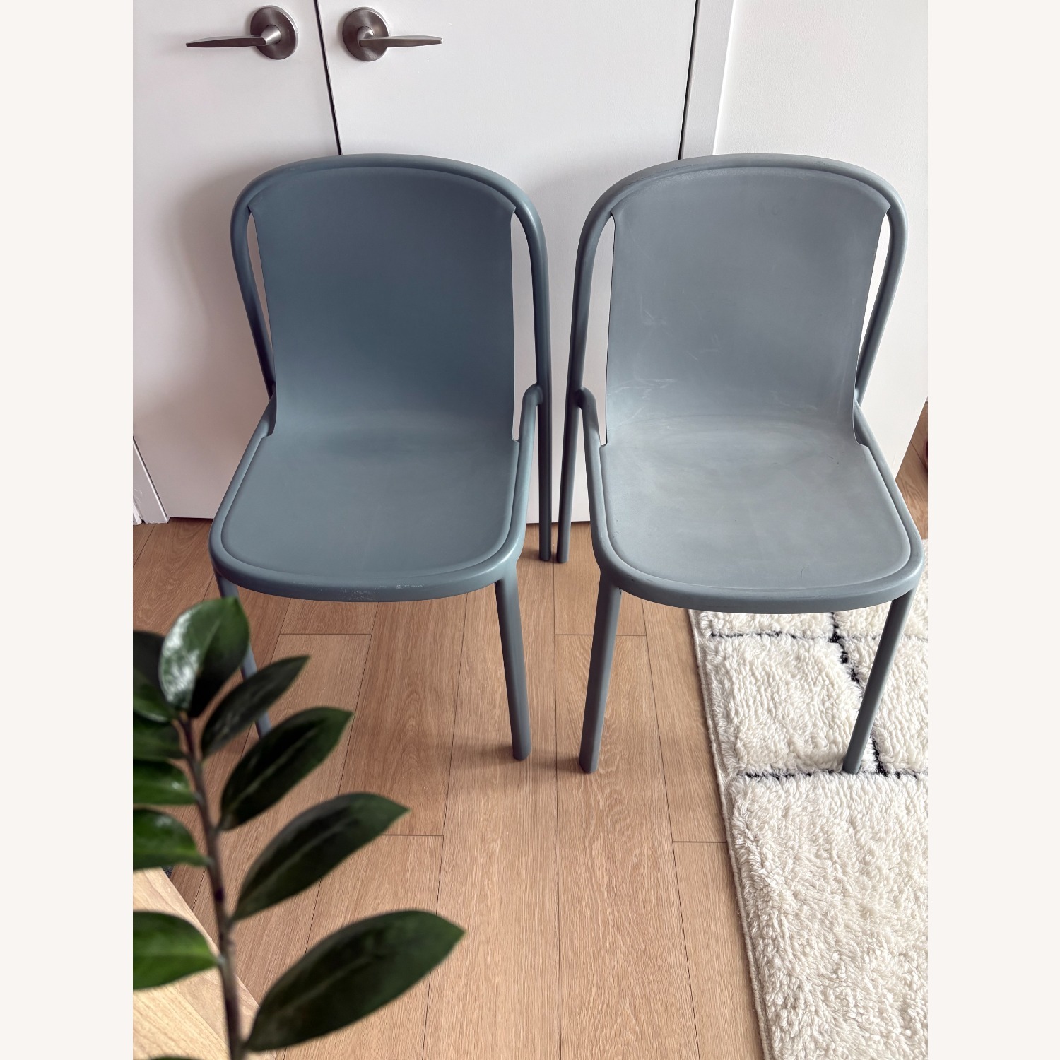 Blu Dot Decade Chairs in Marine Blue - image-2