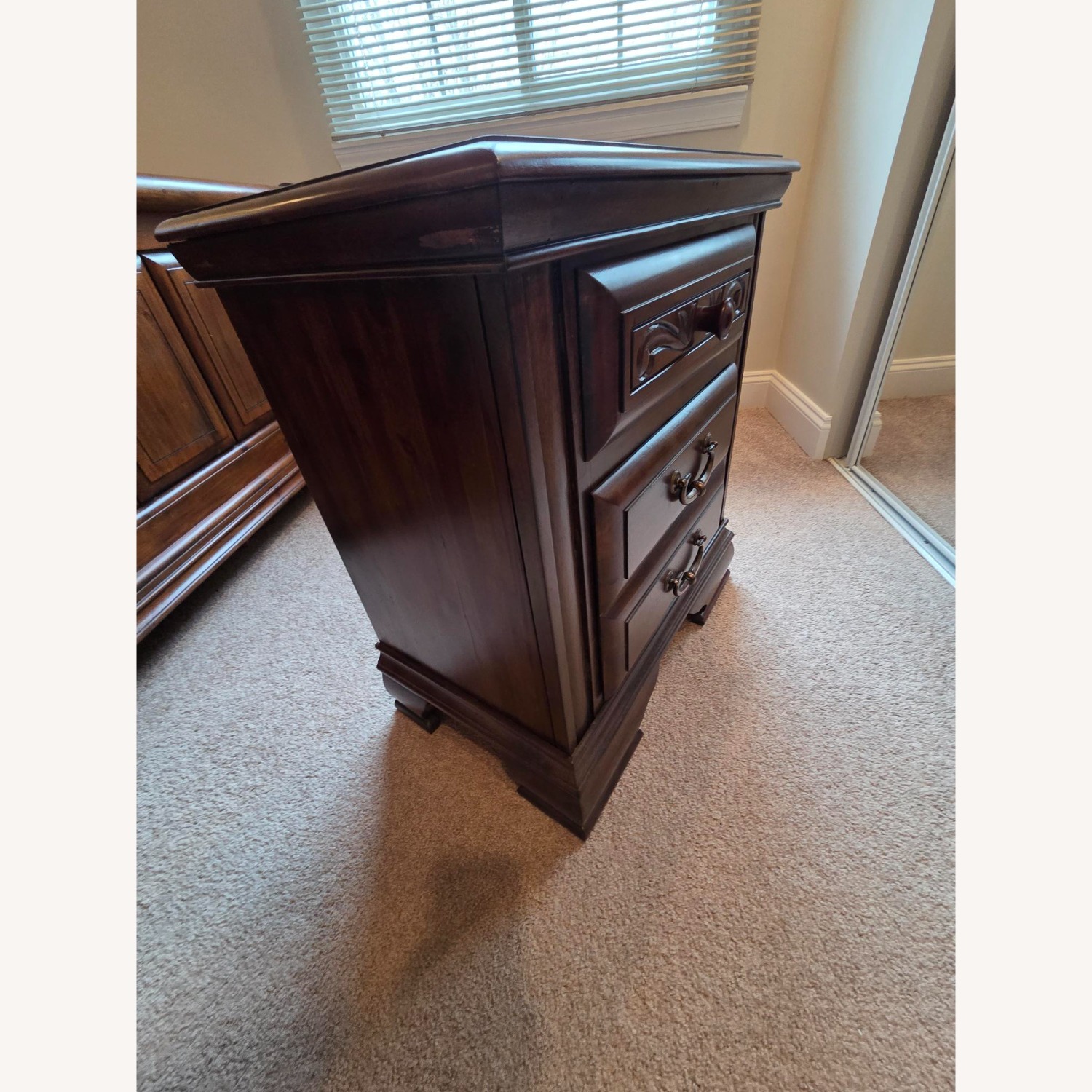 Dark Brown Nightstand - image-2