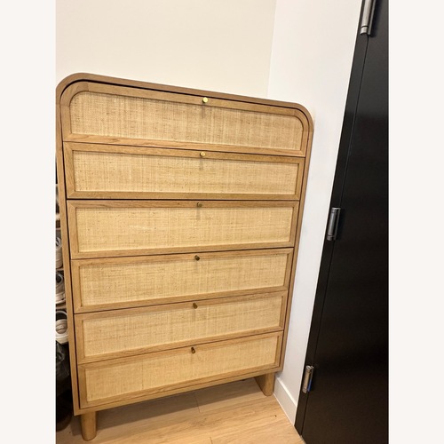 Used Lulu & Georgia Suzette Light Brown Wood Dresser for sale on AptDeco