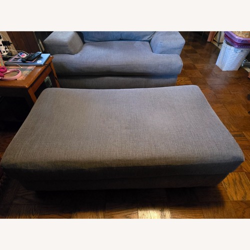 Used Raymour & Flanigan Light Gray Loveseat for sale on AptDeco