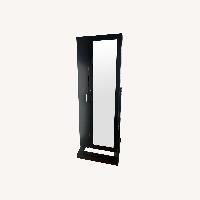 Wood Jewelry Storage Mirror 